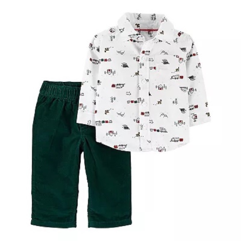 18-Month Boy Carter's 2-Piece Christmas Outfit